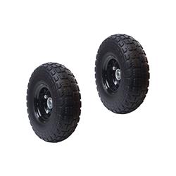 2wnf10-unb 10 In. Flat Free Replacement Wheels For Wheelbarrow - Pack Of 2