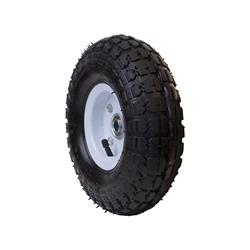10 In. Air Filled Turf Tire Pneumatic Replacement Wheel For Hand Trucks Lawn Carts