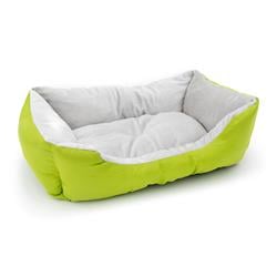 Pb06gr-unb 20 X 16 X 6 In. Soft Plush Pet Cushion Crate Bed For Cats & Dogs, Green