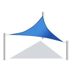 Ss03tri12x12x12bl-unb 12 X 12 X 12 Ft. Triangular Waterproof Sun Shade Sail Canopy Tent, Blue