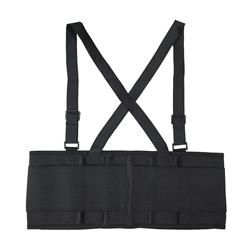 Back02xl-unb Comfort Lower Back Support For Sciatica Scoliosis Belt Brace With Straps, Black - Extra Large