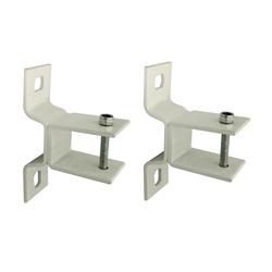 2hbrawning-unb Wall Mounting Brackets For Retractable Awning Bracket, White - Lot Of 2