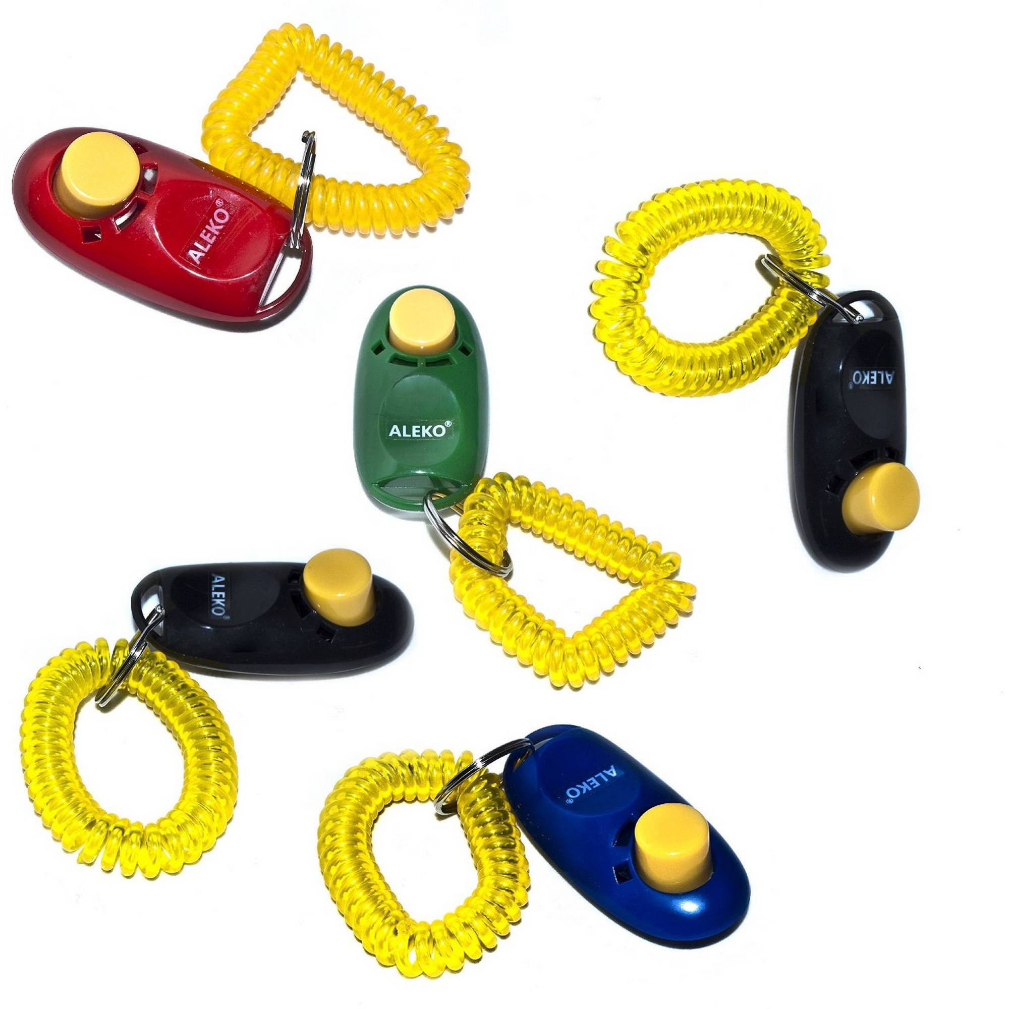 5ts-bc16-unb Dog Training Clicker, Multicolor - Pack Of 5