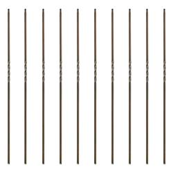 Bstr-008b-unb 44 In. Single Twist Design Spindles Oil Rubbed Bronze Baluster - Pack Of 10