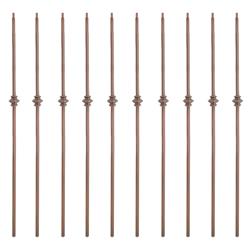 Bstr-010b-unb 44 In. Single Knuckle Design Spindles Oil Rubbed Bronze Baluster - Pack Of 10