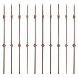 Bstr-011b-unb 44 In. Double Knuckle Design Spindles Oil Rubbed Bronze Baluster - Pack Of 10