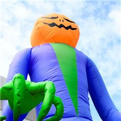 Hlid055-unb 12 Ft. Halloween Inflatable Ultra Slender Jack-o-lantern Man