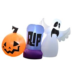 Hlid056-unb 5.5 Ft. Halloween Inflatable Rip Trio