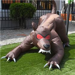 Hlid060-unb 6.5 Ft. Inflatable Haunted Halloween Dog Hound