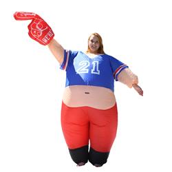 Icp04-unb Halloween Inflatable Party Costume - Pot Belly No.1 Sports Fan - Adult Sized