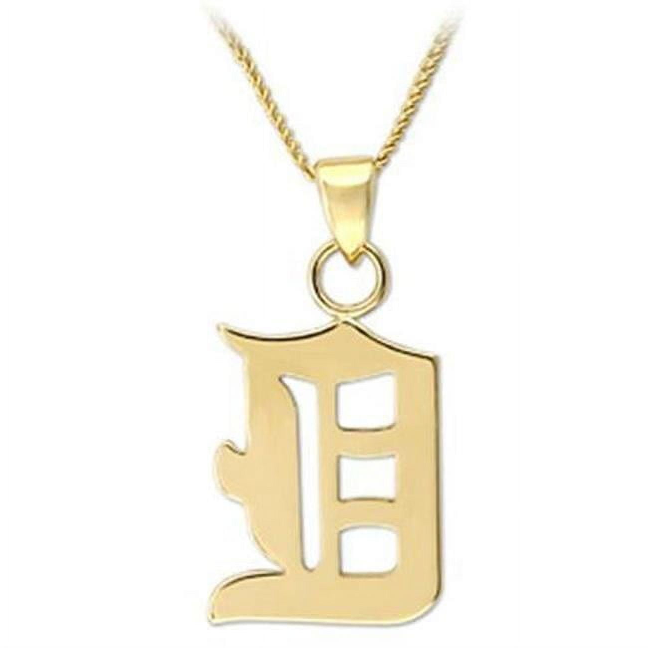 Women Gold Brass Chain Pendant with No Stone in No Stone - 16 in.