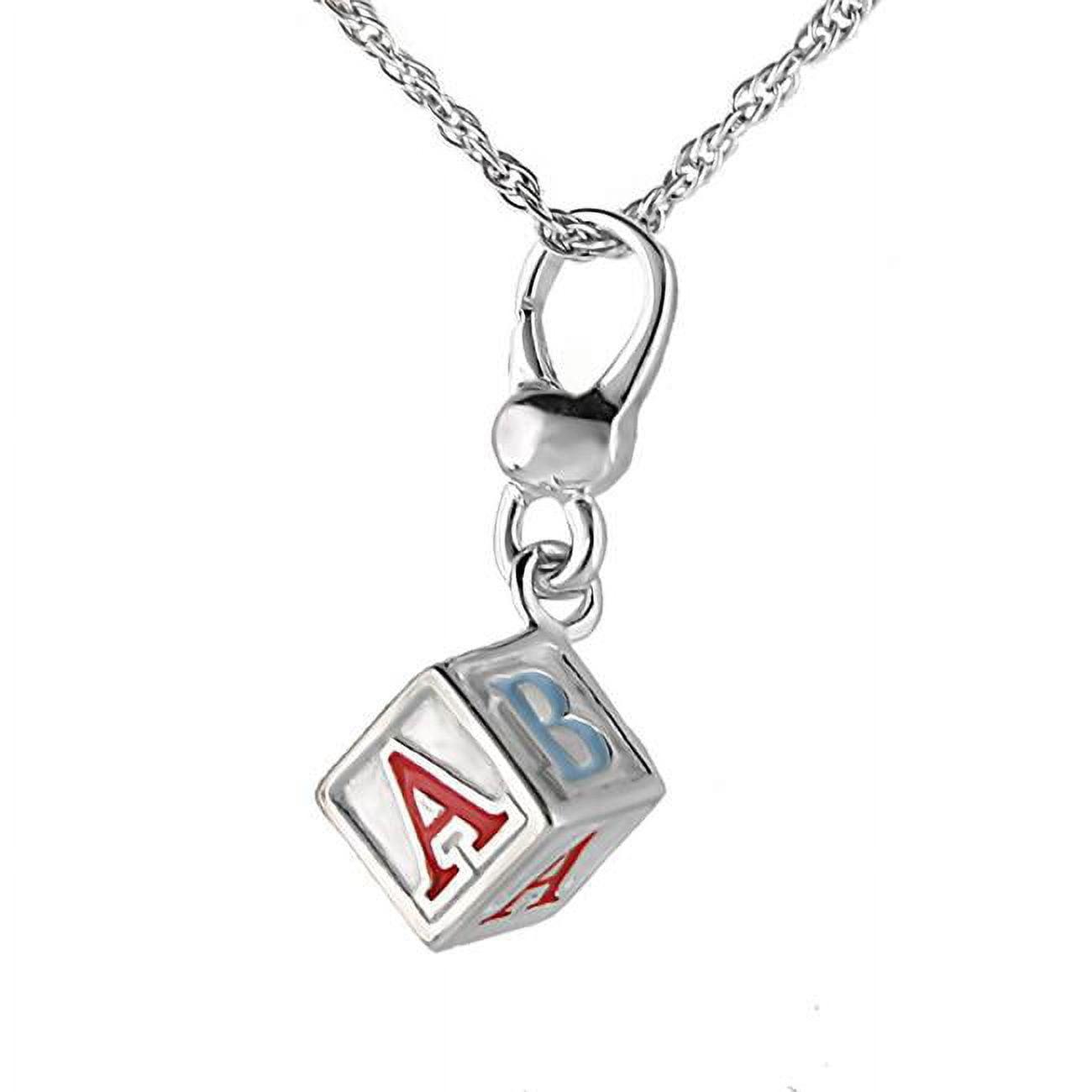 LOS424-18 Women Silver 925 Sterling Silver Chain Pendant with No Stone in No Stone - 18 in.