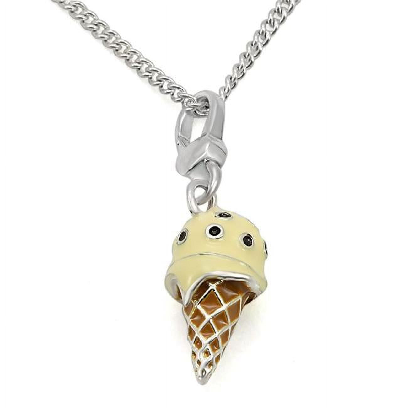 LOS431-18 Women Silver 925 Sterling Silver Chain Pendant with No Stone in No Stone - 18 in.