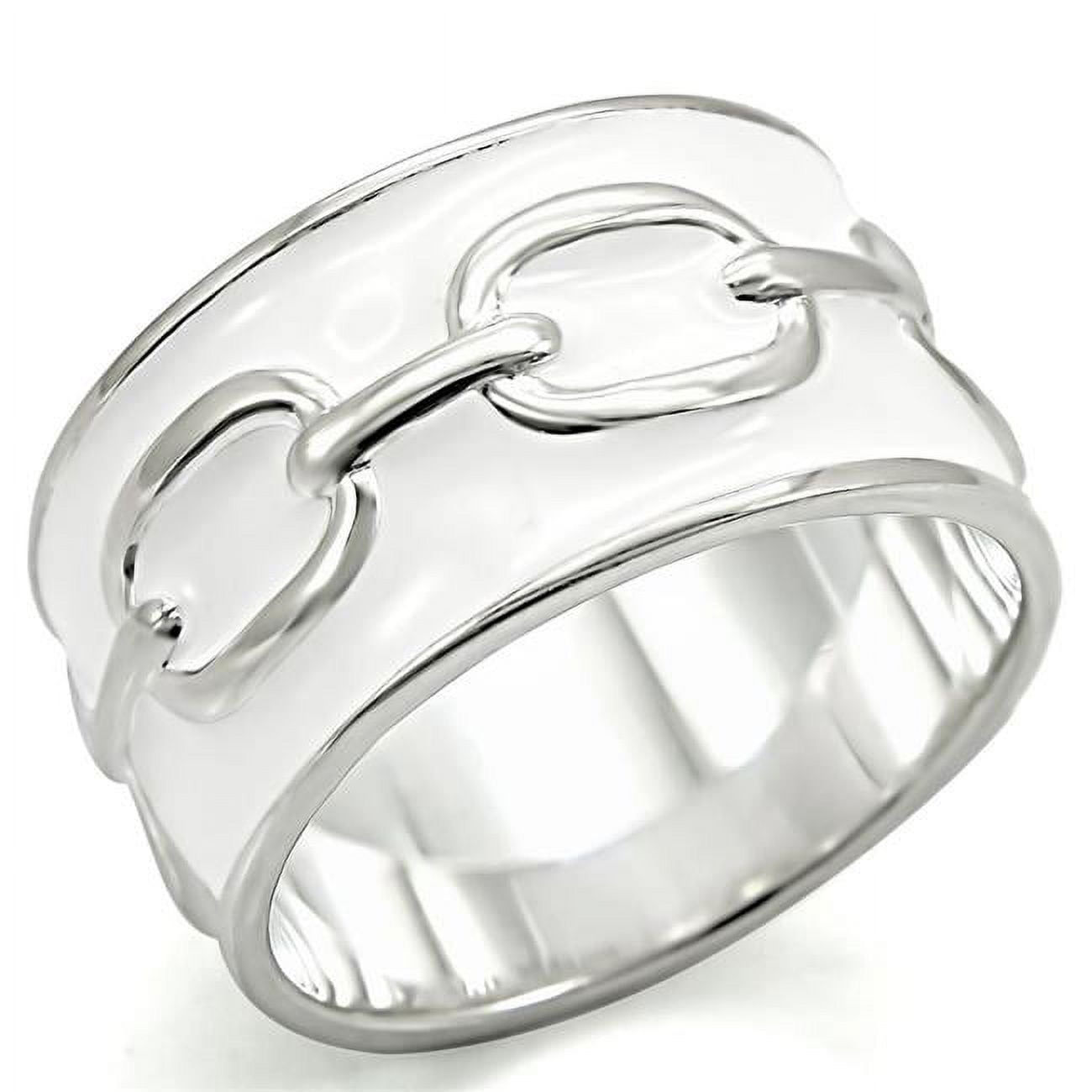 LOS377-6 Women Silver 925 Sterling Silver Ring with No Stone in No Stone - Size 6
