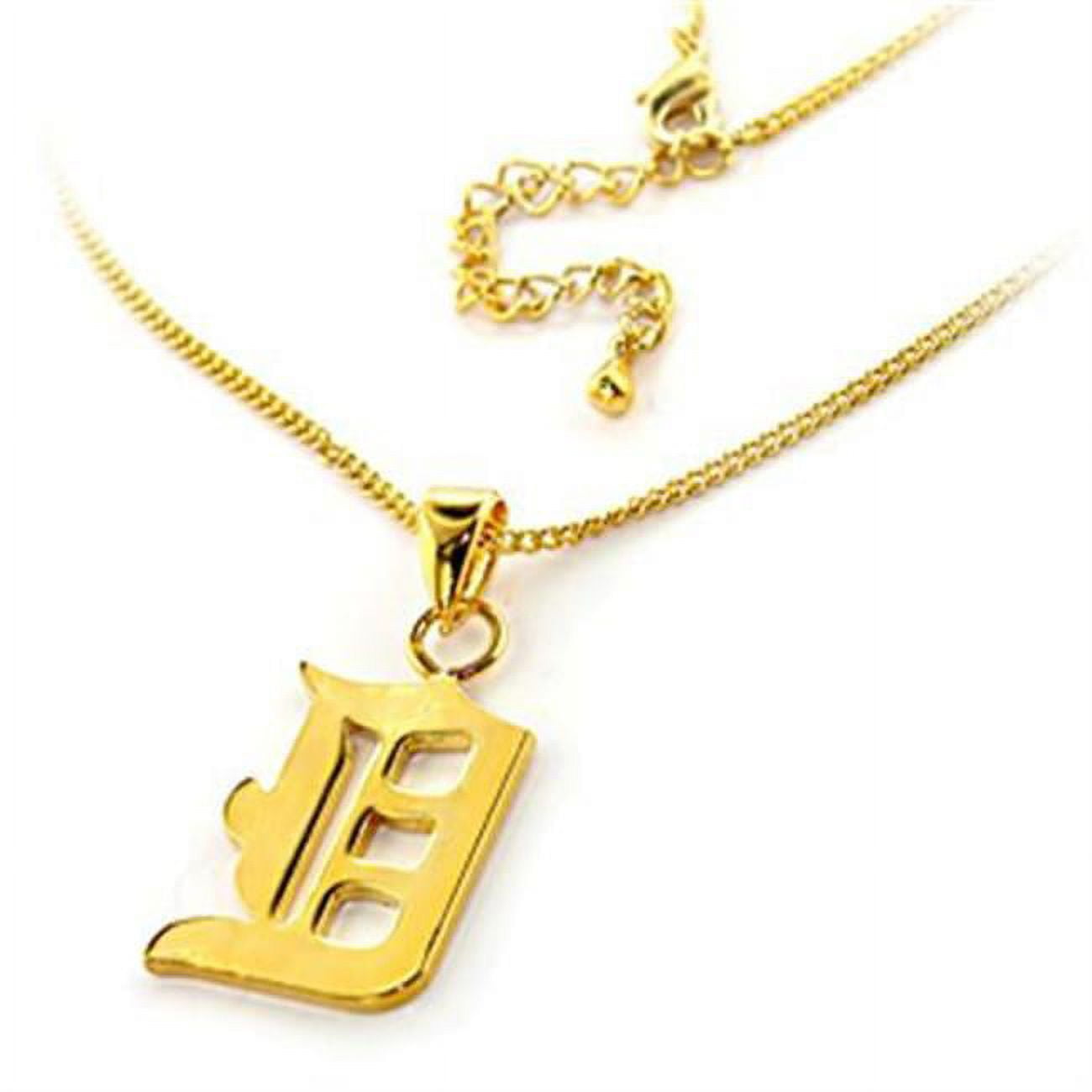 Women Gold Brass Chain Pendant with No Stone in No Stone - 16 in.