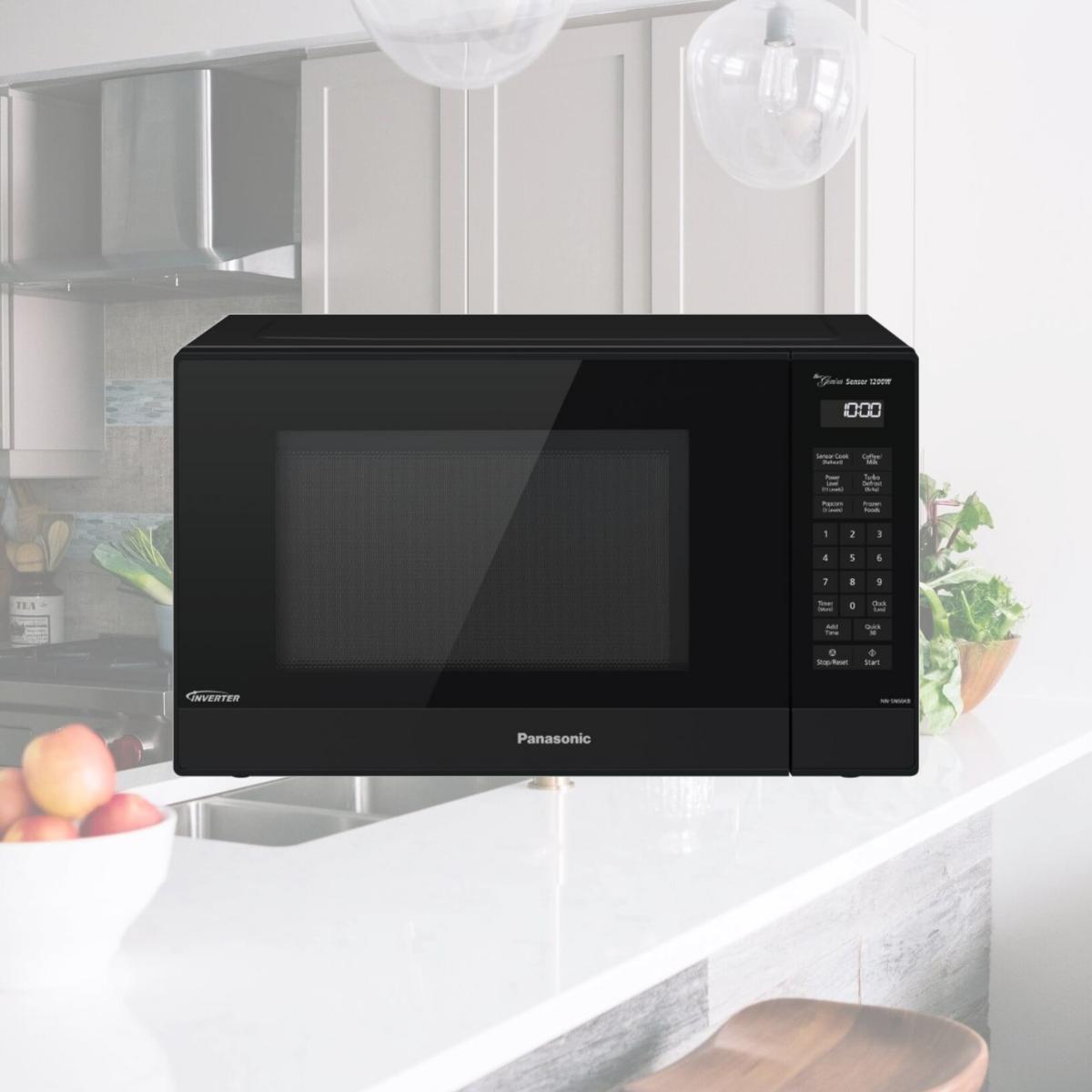 Picture of Panasonic NN-SN66KB 1.2 cu. ft. Microwave Oven with Cyclonic Wave Inventer  Black