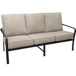 Cortsofa-gmash Cortino Commercial-grade Aluminum Sofa With Plush Sunbrella Cushions