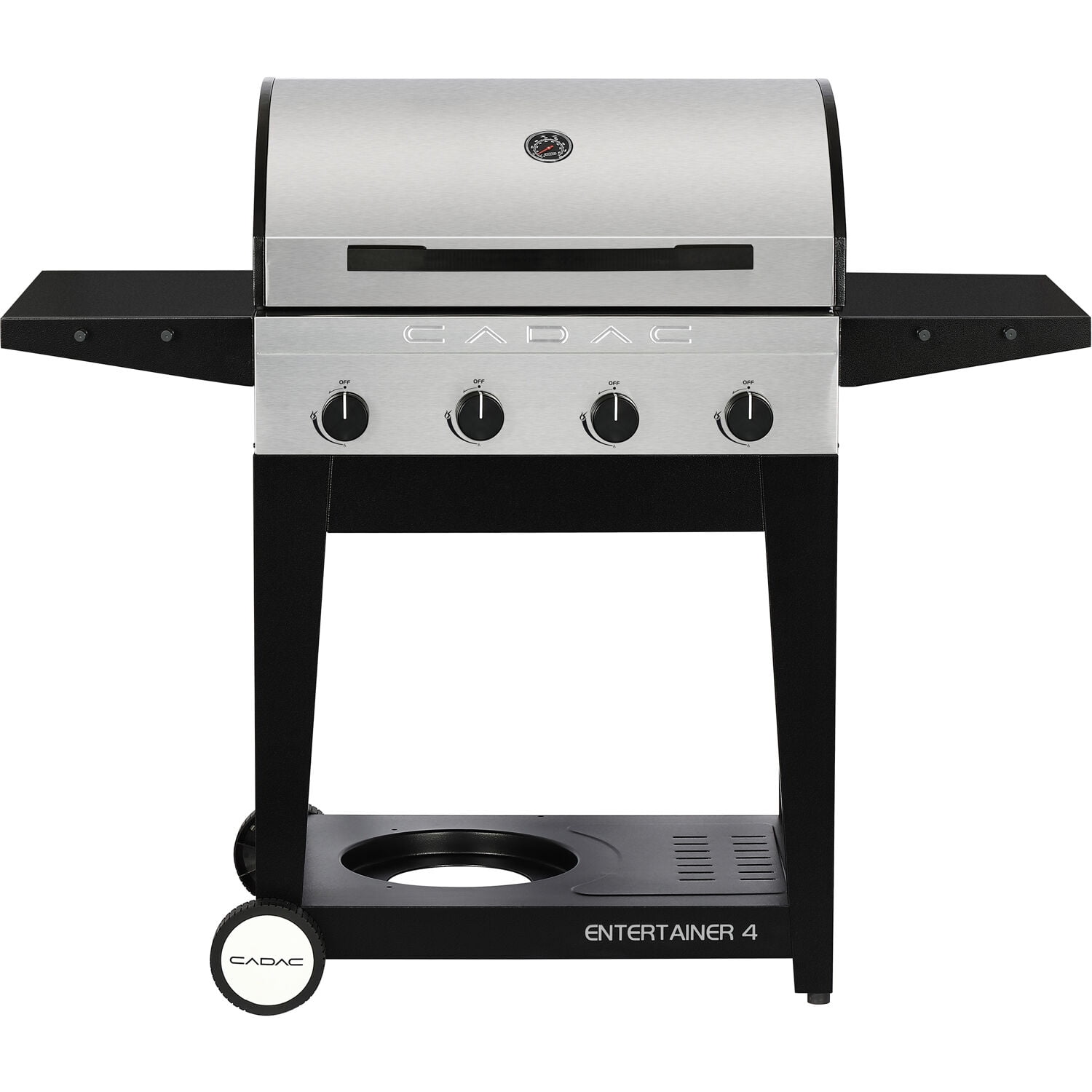 98251-41g01-us Entertainer Stainless Steel Bbq 4-burner Propane Gas Grill With Side Shelves