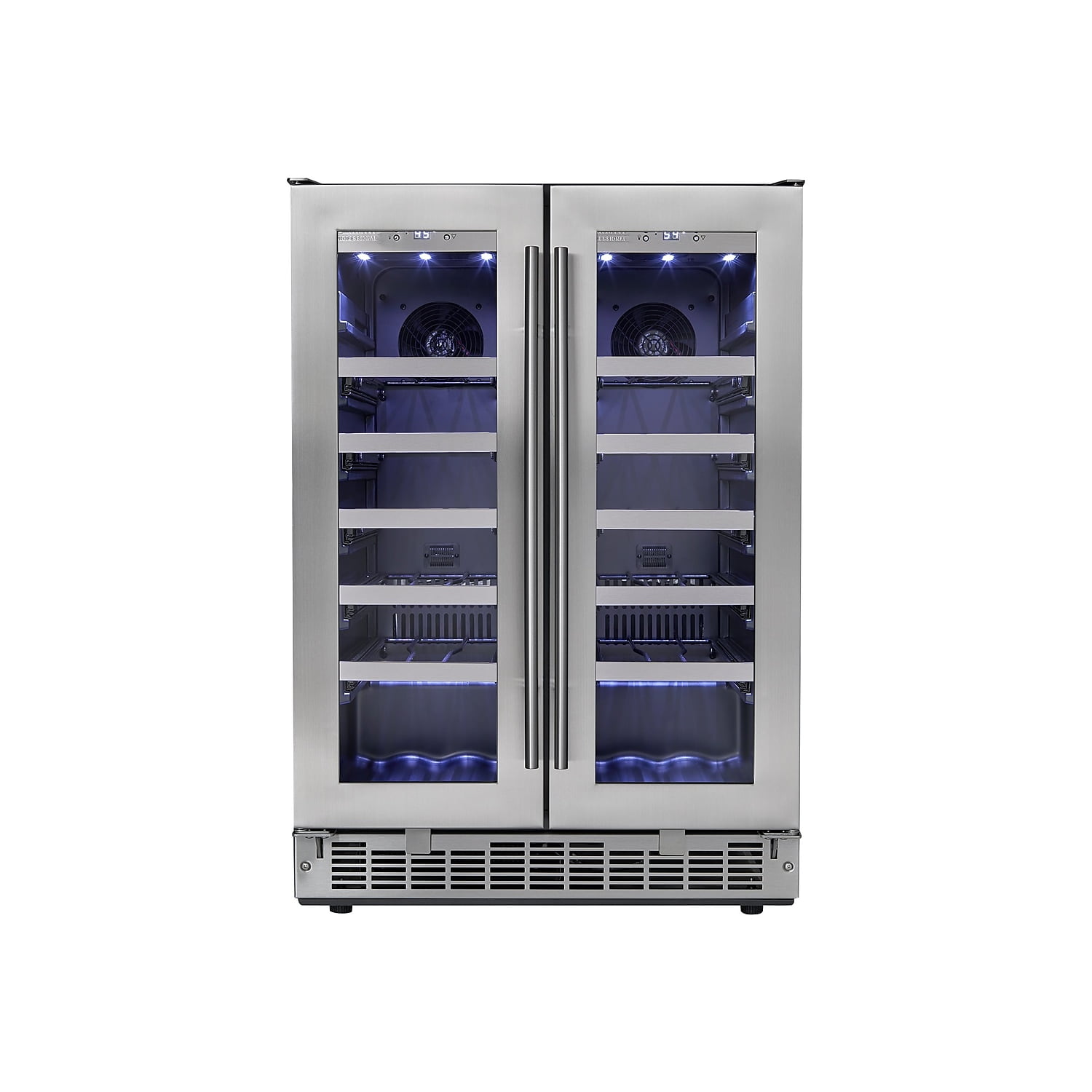 Dwc047d1bsspr 42-bottle Built-in French Door Wine Cooler