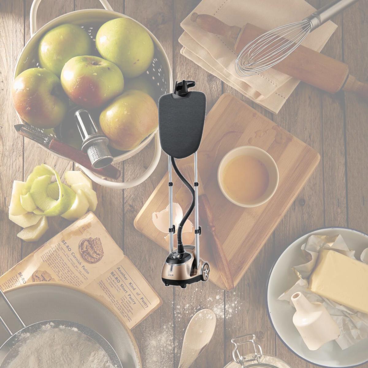 Picture of Salav GS44-DJ GOLD 1500W Garment Steamer Built in Ironing Board, Gold & Black