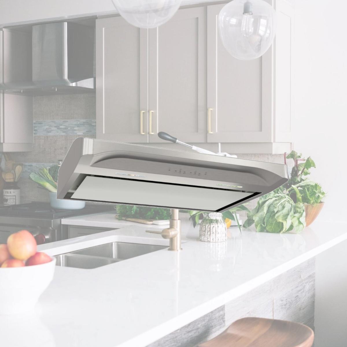 Picture of Broan ALT436SS 36 in. Elite Alta 4 Series Convertible Under-Cabinet Range Hood, Stainless Steel