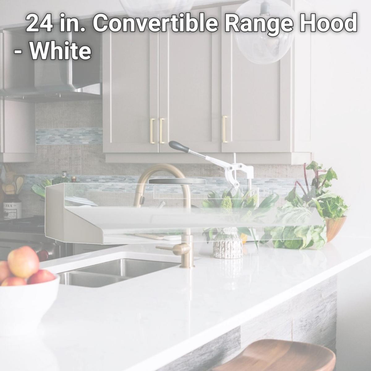 Picture of Broan F402411 24 in. Convertible Range Hood - White