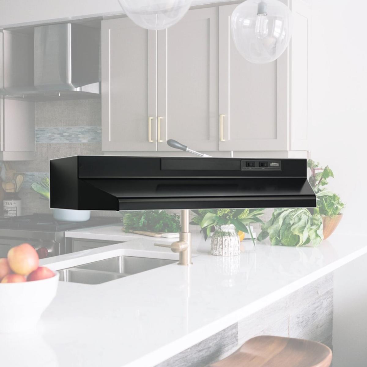 Picture of Broan F403623 36 in. Under Cabinet Range Hood - Black