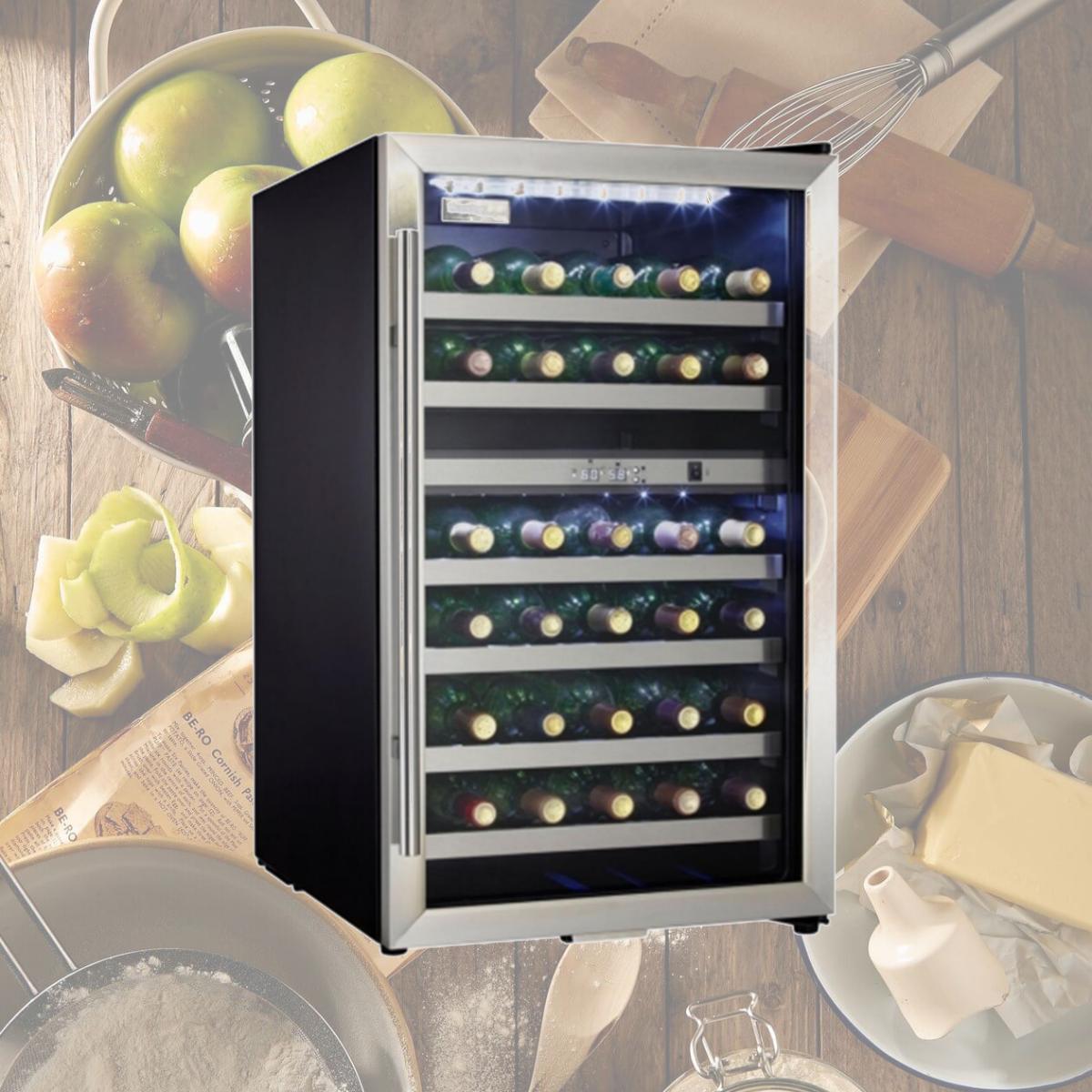 Picture of Danby DWC114BLSDD 20 in. Freestanding Compact Wine Cooler with 38-Bottle Capacity