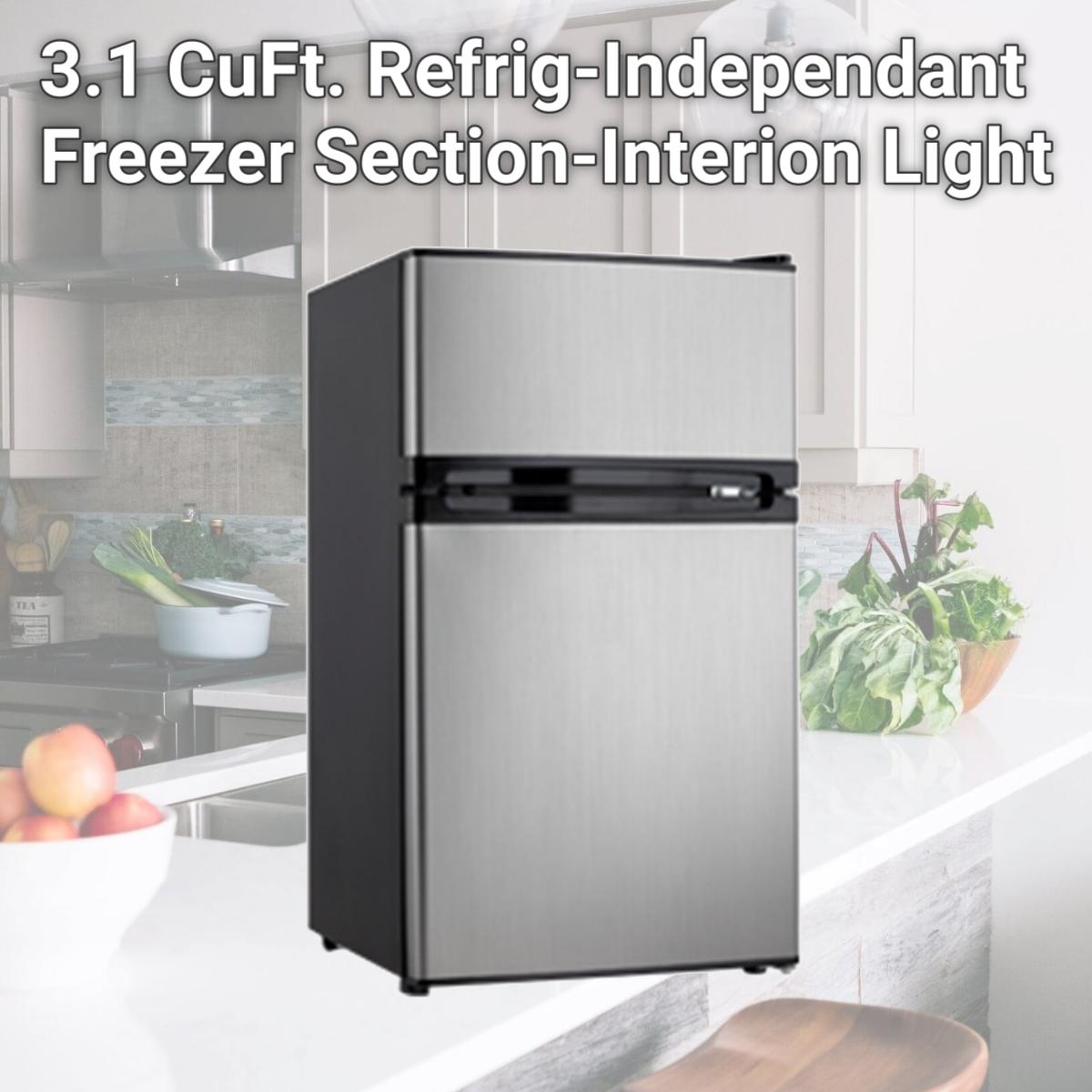 Picture of Danby DCR031B1BSLDD 3.1 CuFt. Refrig-Independant Freezer Section-Interion Light