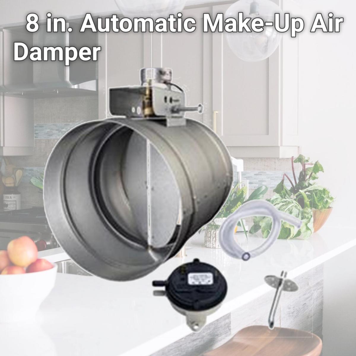 Picture of Broan MD8TU 8 in. Automatic Make-Up Air Damper
