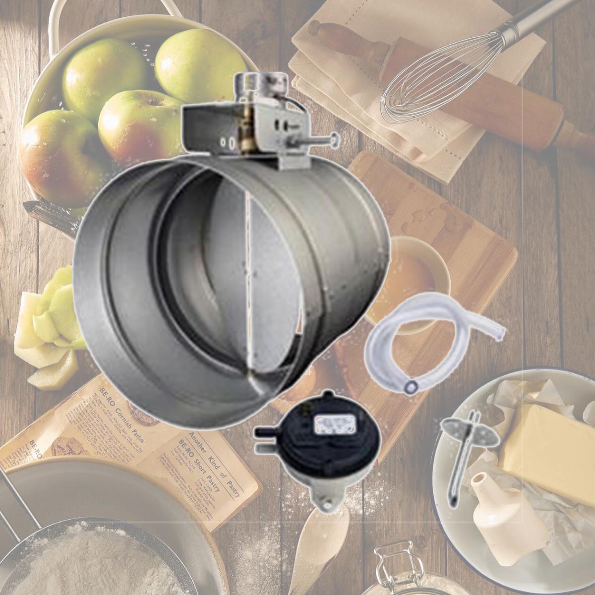 Picture of Broan MD8TU 8 in. Automatic Make-Up Air Damper
