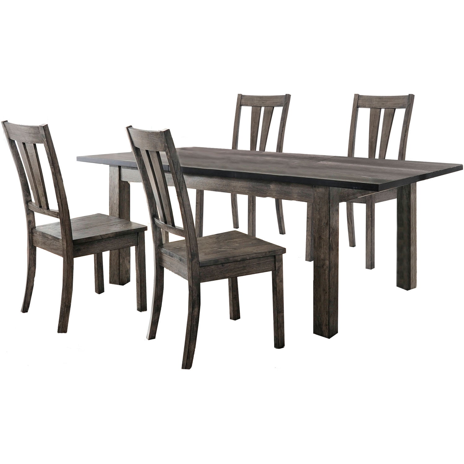 99001-wd5pc1-wg 30 X 78 X 42 In. Drexel Dining Table With 4 Wood Side Chairs, 5 Piece