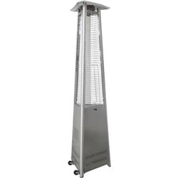 Hanover Outdoor Han104ss 7 Ft. 42,000 Btu Triangle Propane Patio Heater, Stainless Steel