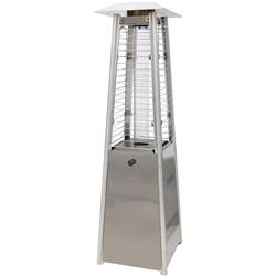 Han0201ss Mini Pyramid Propane Table Top Patio Heater With Square Base