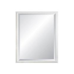 92250 25 X 40 In. Christopher Series Wall Mirror With Striped Frame Accents, Silver
