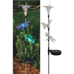 Solar Flower & Insect Trio Garden Stake 6 Pack Of 16