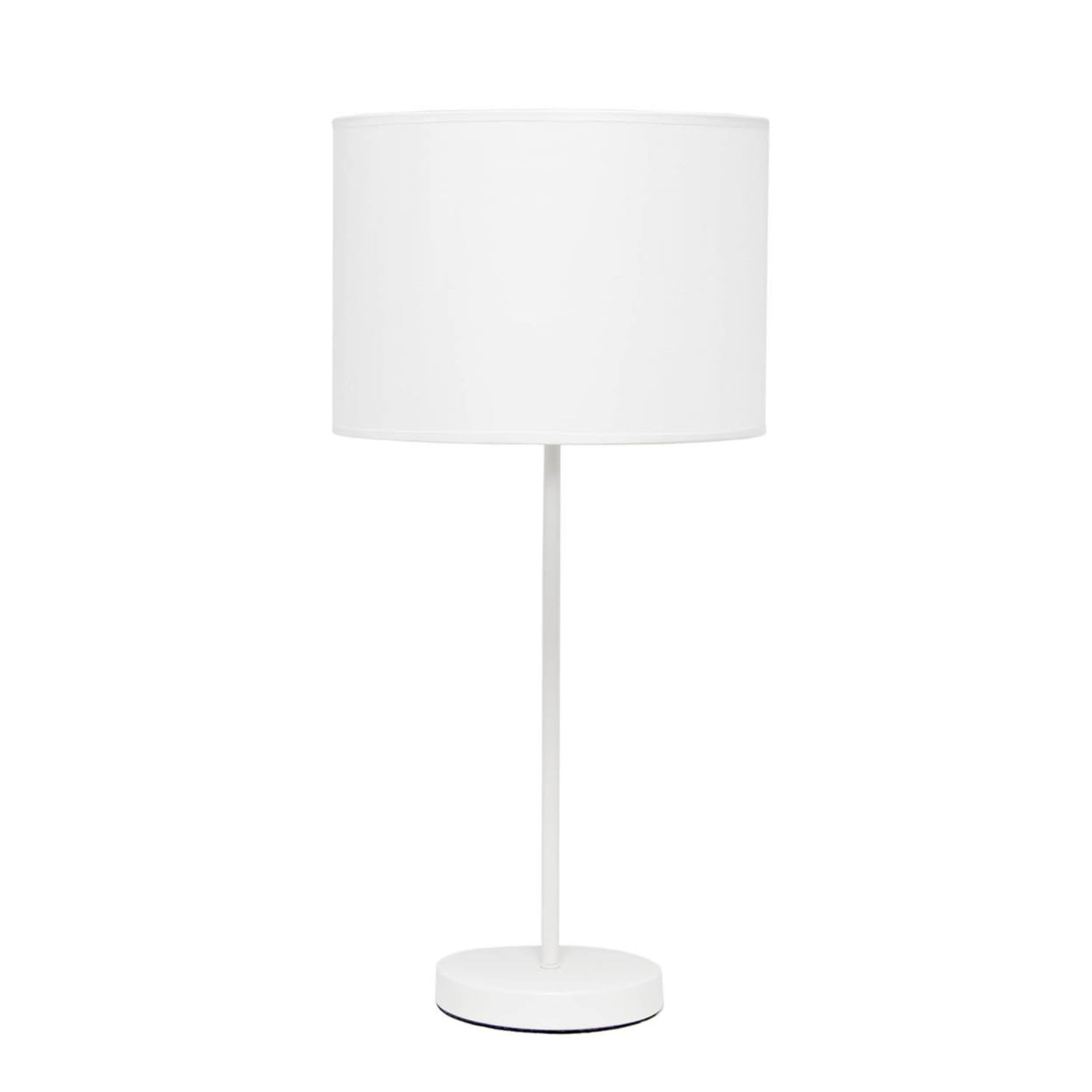Lt2040-wow Stick With Fabric Shade Table Lamp, White