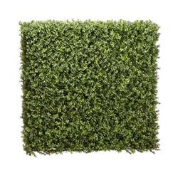 AllState Floral LPB249-GR 37.5 x 40 x 7.5 in. UV-Resistant Outdoor Artificial Boxwood Topiary Hedge Plant - Green