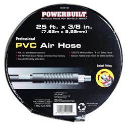 Powerbuilt 3/8 Inch X 25 Foot Pvc Air Hose - 642134