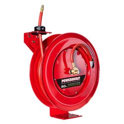 Powerbuilt® Heavy Duty Auto Retract Air Hose Reel With 3/8in X 50' Hose - 642228