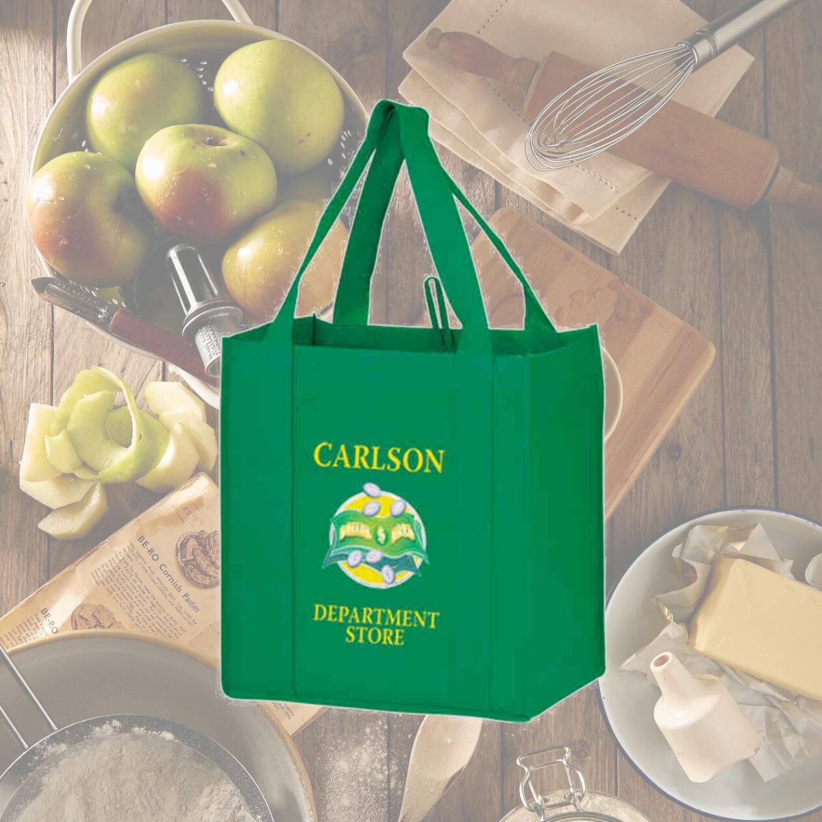Picture of AAB Y2KG12813 Y2K Grocery Bags with Inserts - Pack of 100