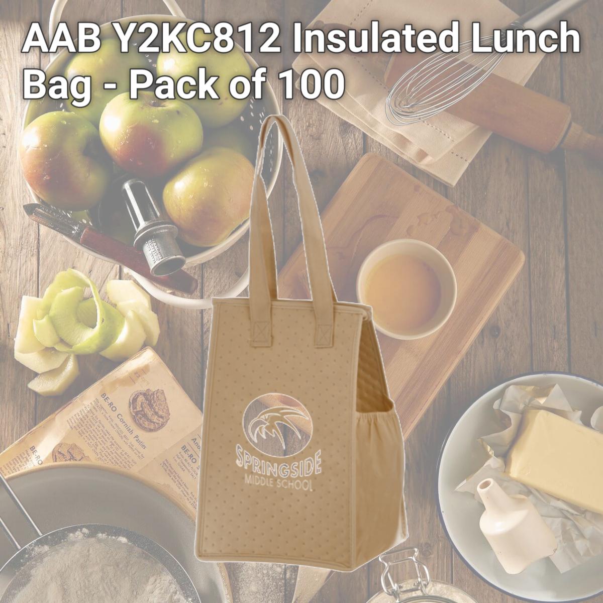 Picture of AAB Y2KC812 Insulated Lunch Bag - Pack of 100