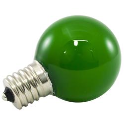 Americanlighting Pg40f-e17-gr Dimmable Led Globe Light Bulbs - Ideal For String Lights, 1 Watt - 120 V, Green