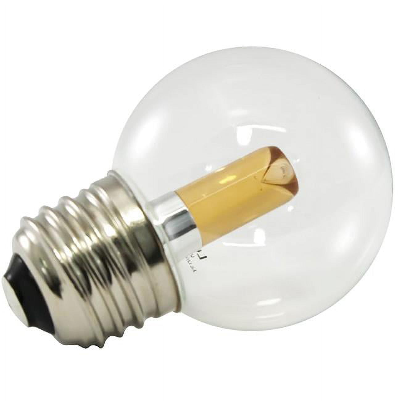 Americanlighting Pg50-e26-uww Dimmable Led Globe Light Bulbs - 1.4 Watt, 120 V - 2400k, Ultra Warm White