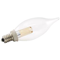 Dimmable Led Flame Tip Light Bulbs, 1 Watt - 120 V, 2700k - Warm White