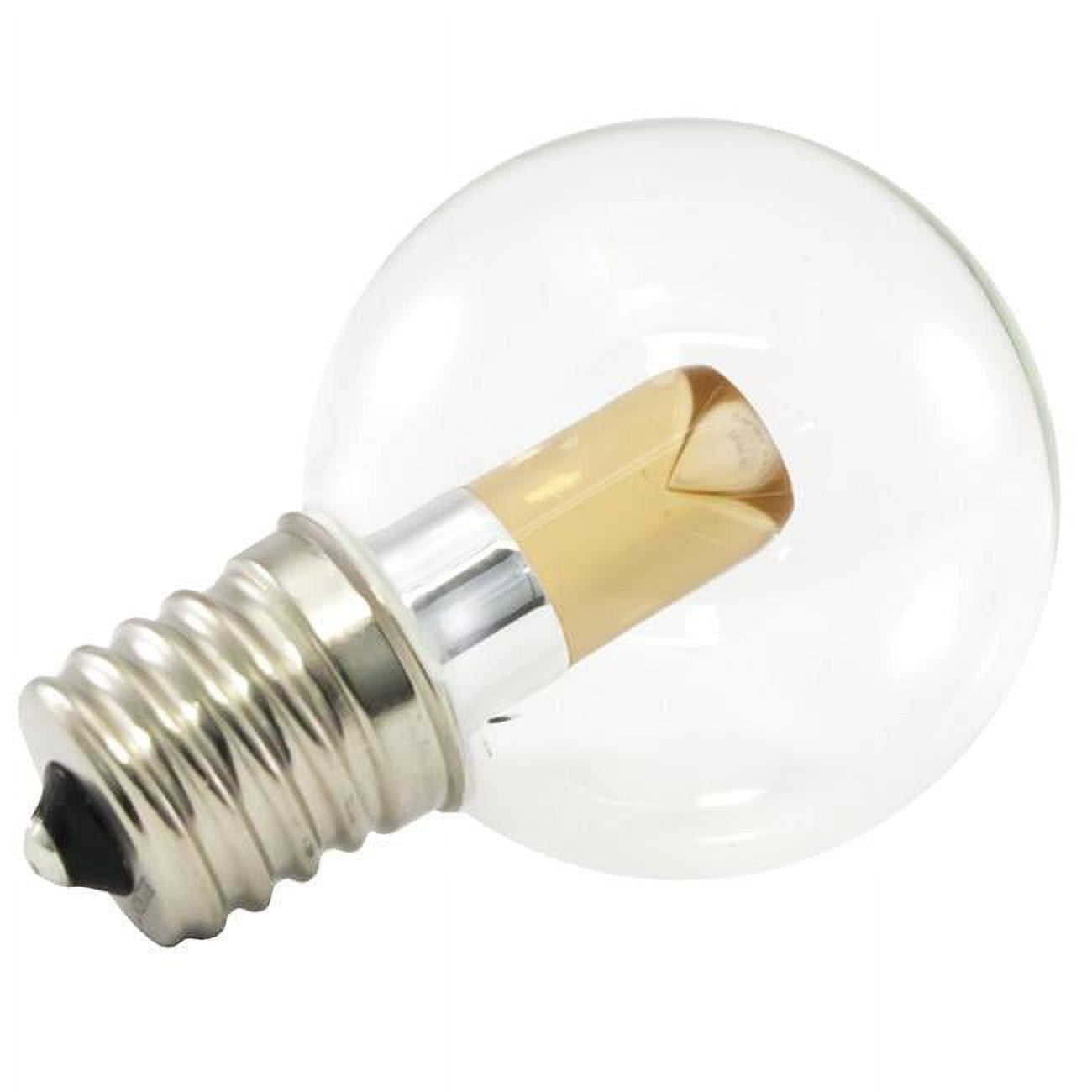 Americanlighting Pg40-e17-uww Dimmable Led Globe Light Bulbs - 1 Watt, 120 V - 2400k, Ultra Warm White