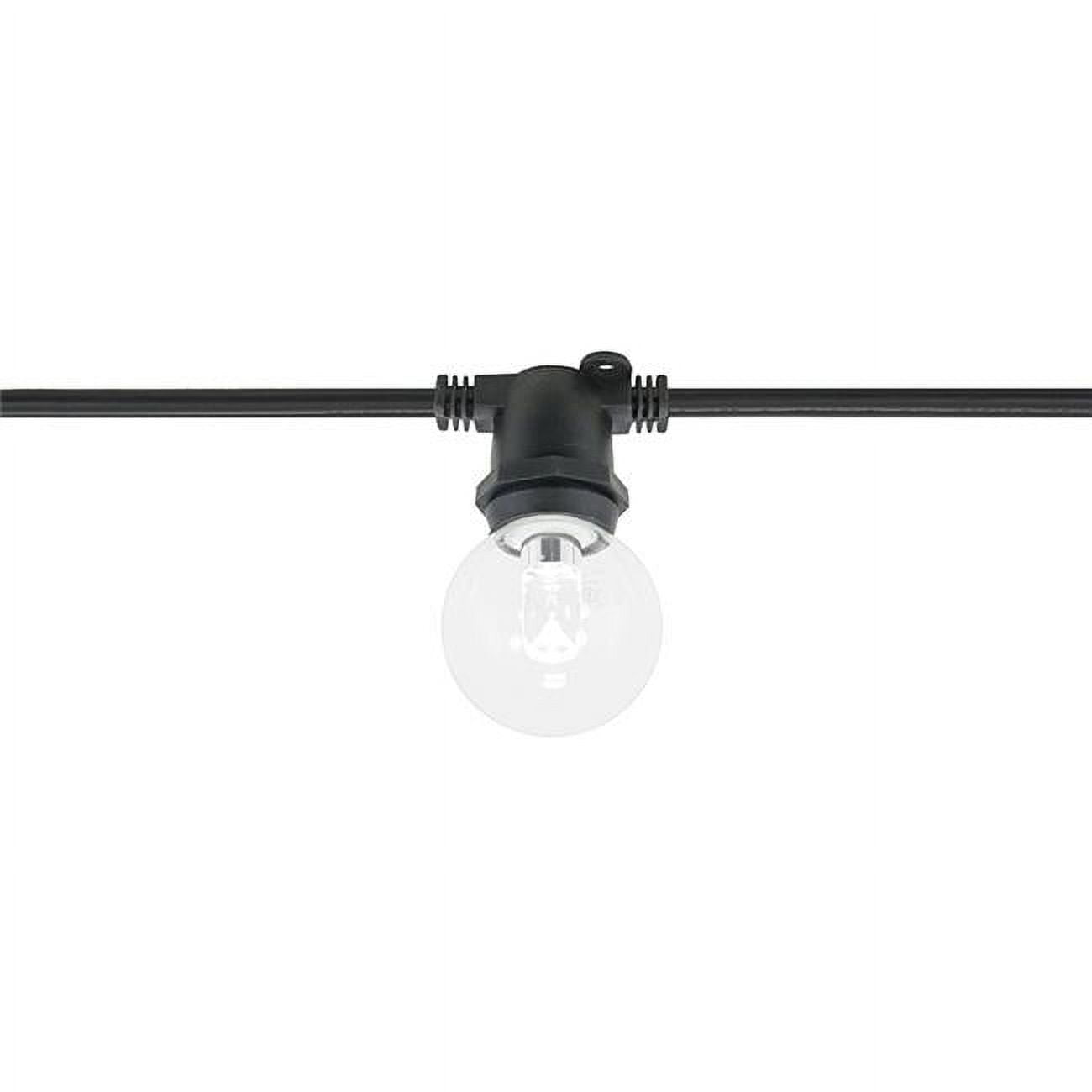 Ls-i-15-bk 330 Ft. Commercial Grade Light String With 264-intermediate Base Sockets, Black
