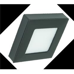 Omni-tw-s1-bk 78 In. Omnidirectional Square Tunable Led Puck Light, Black