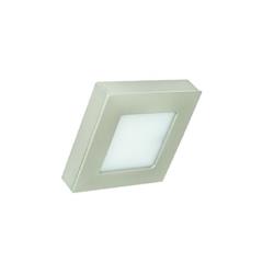 Omni-tw-s1-nk 78 In. Omnidirectional Square Tunable Led Puck Light, Nickel