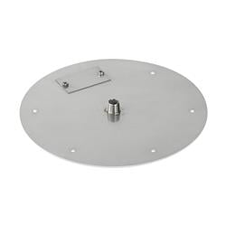 12 In. Round Stainless Steel Flat Fire Pit Pan